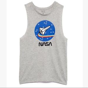 Freeze Gray NASA Tank Top